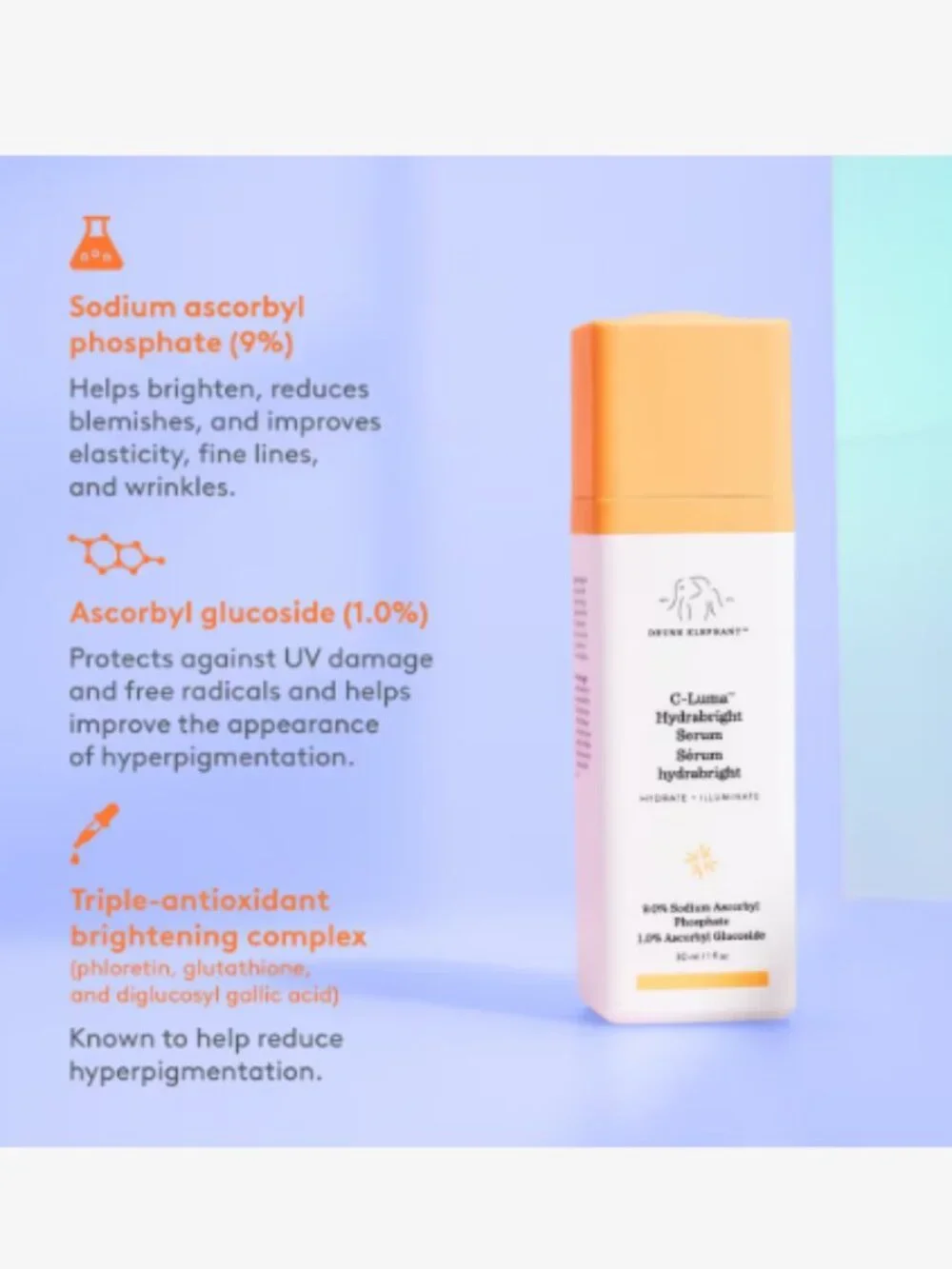 Drunk Elephant C-Luma Hydrabright Gentle Vitamin C Serum 1.0